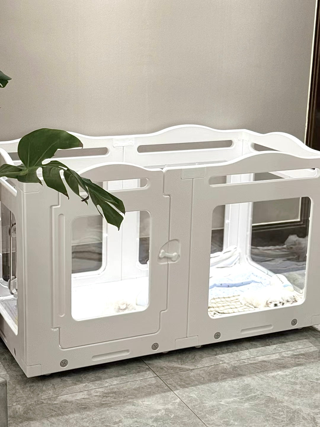 Transparent Acrylic Pet Pen Fence - Perfect for Dogs & Cats