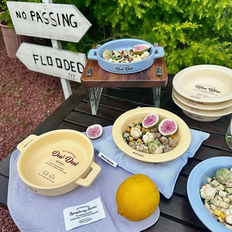 Wulihana Soft-Tone Pet Tableware