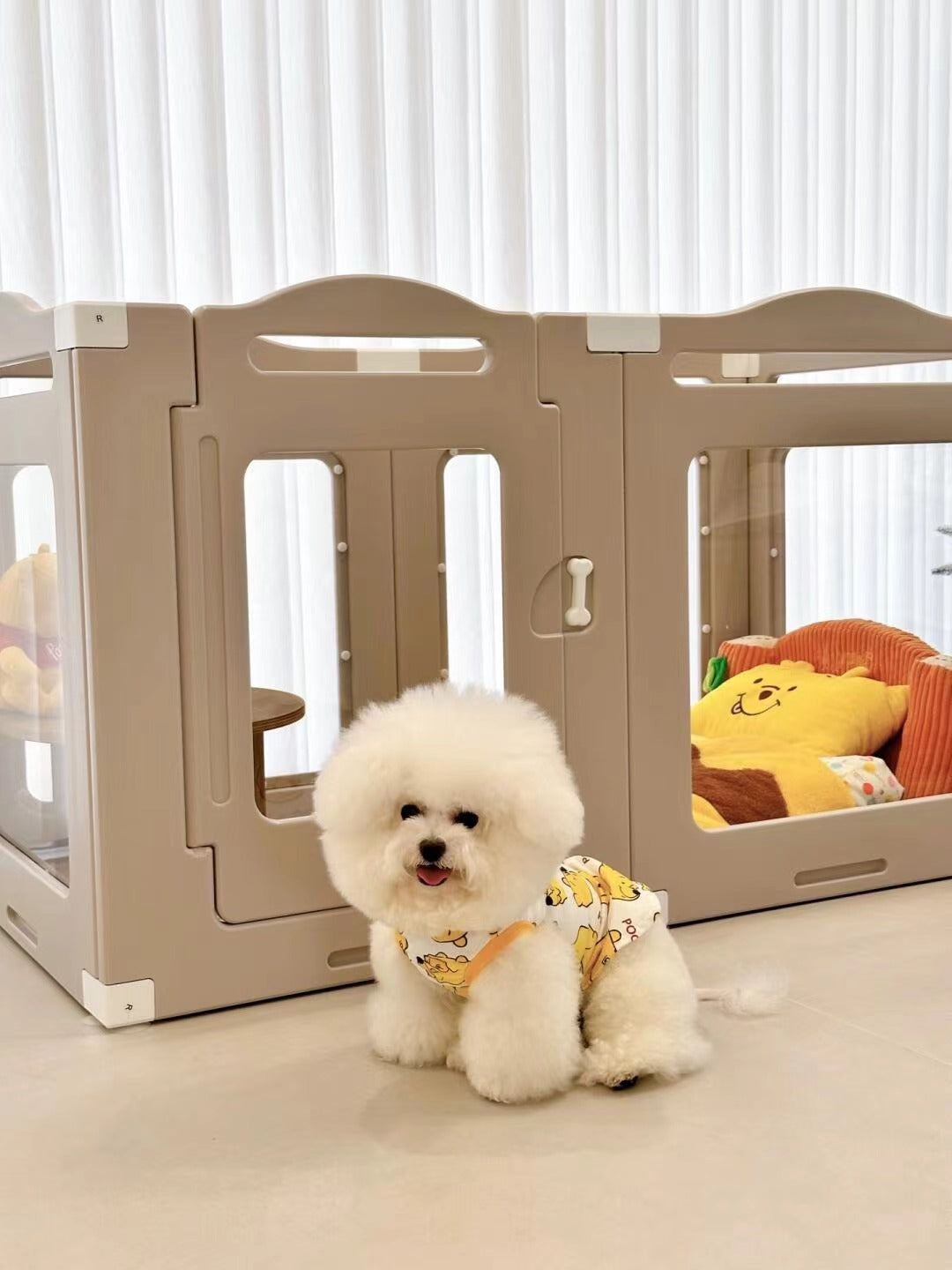 Transparent Acrylic Pet Pen Fence - Perfect for Dogs & Cats