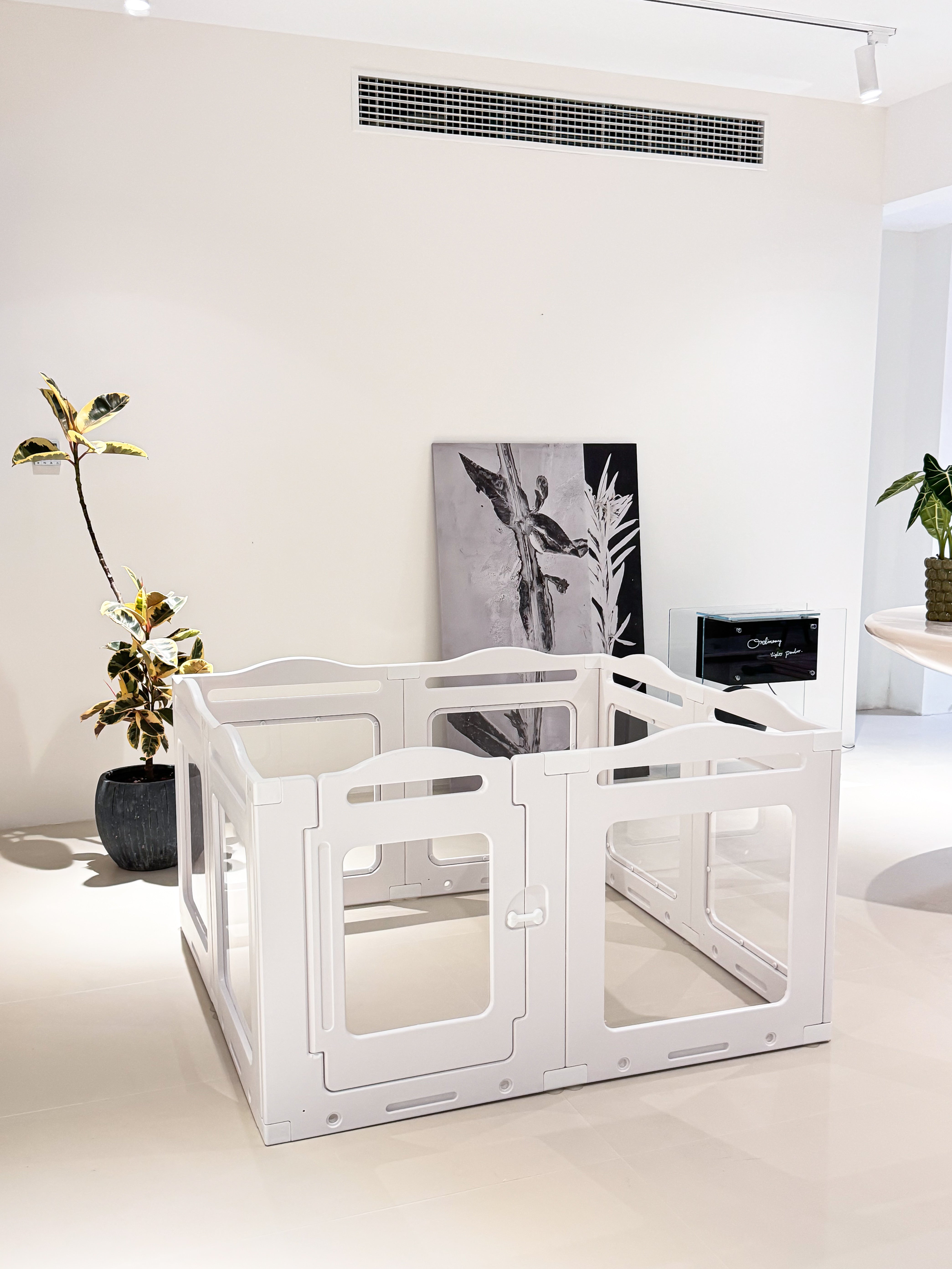 Transparent Acrylic Pet Pen Fence - Perfect for Dogs & Cats