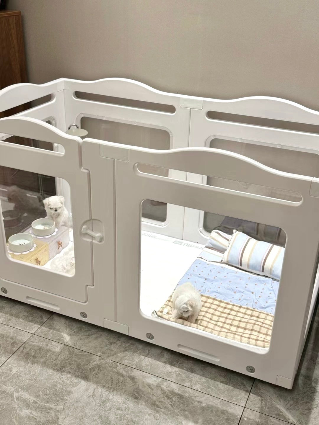 Transparent Acrylic Pet Pen Fence - Perfect for Dogs & Cats