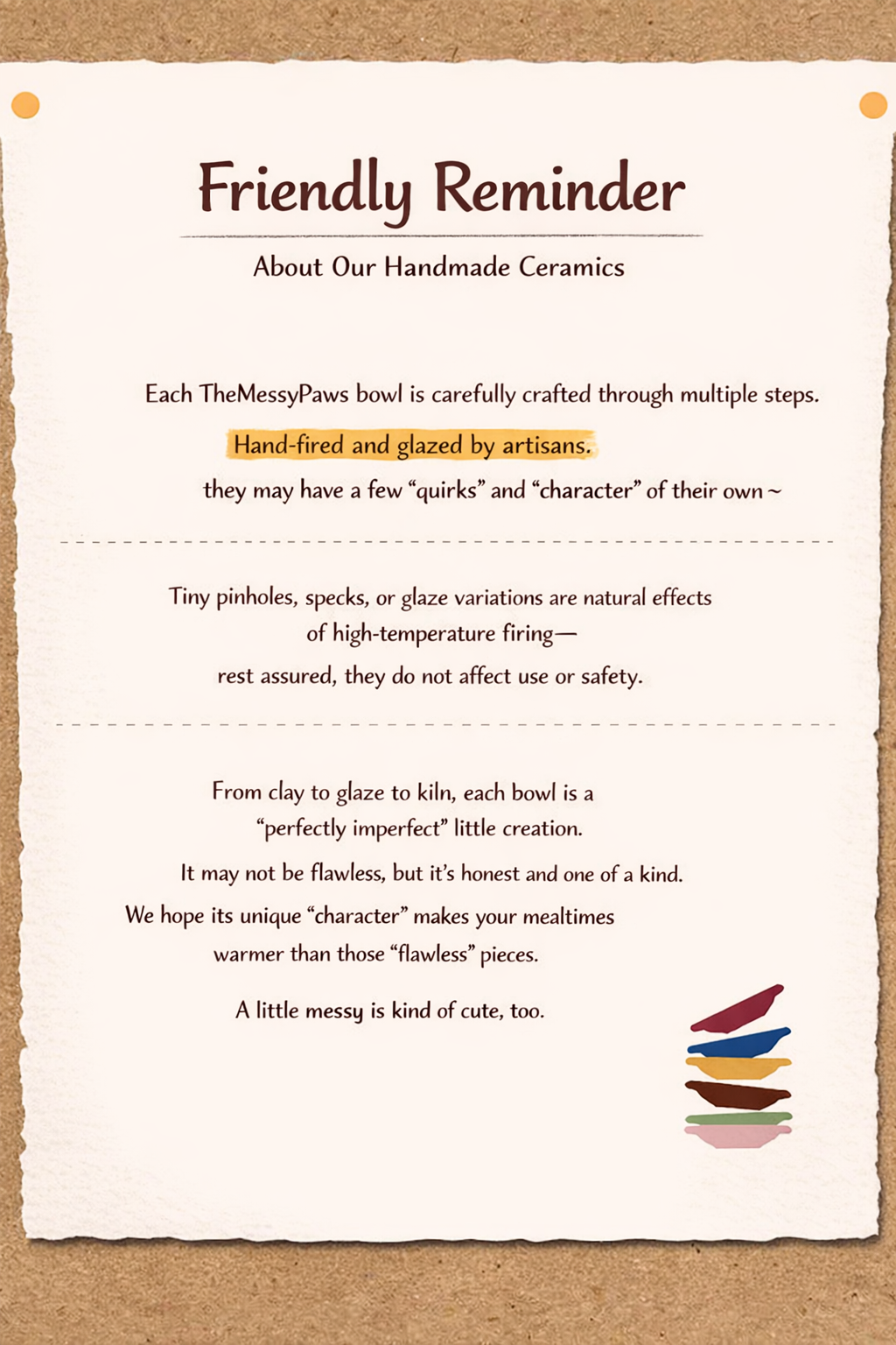 The Messy Paws Round-Rim Ceramic Pet Bowl (15cm) – Whisker-Friendly & Colorful