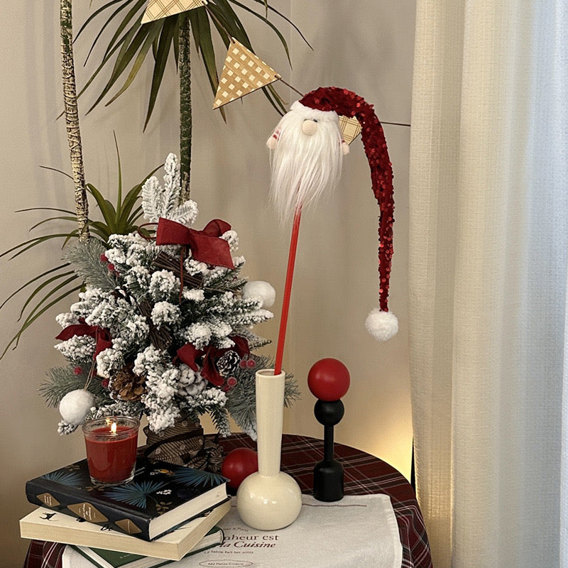 Santa Claus Cat Teaser Wand – Festive Fun for Your Feline!