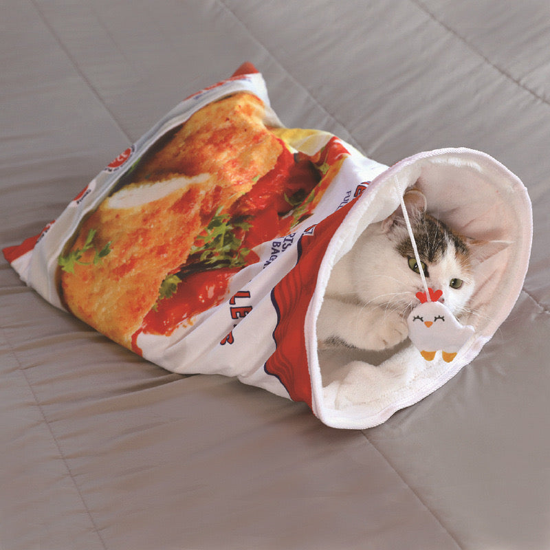 Bubble Barkie Crinkle Cat Tunnel Bag