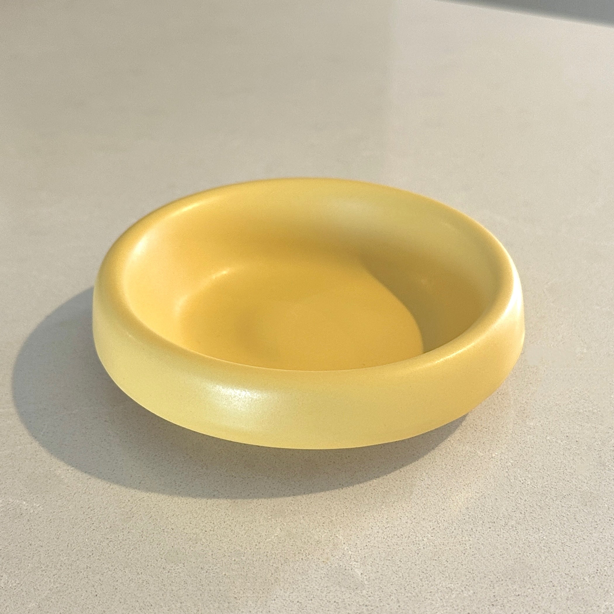 Bubble Barkie Abrazine Yellow Pet Bowl