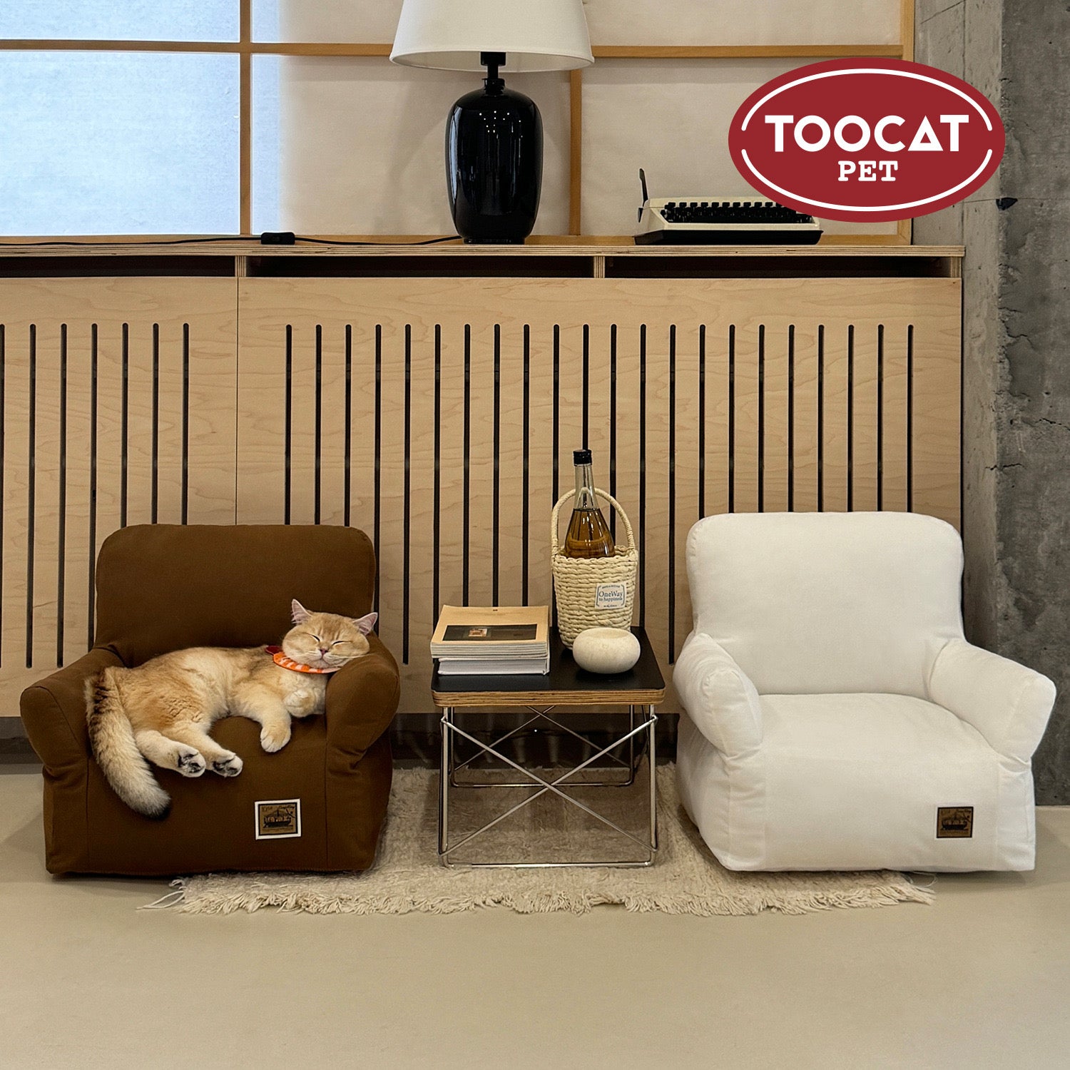 TOOCAT Korean-Style Washable Pet Sofa